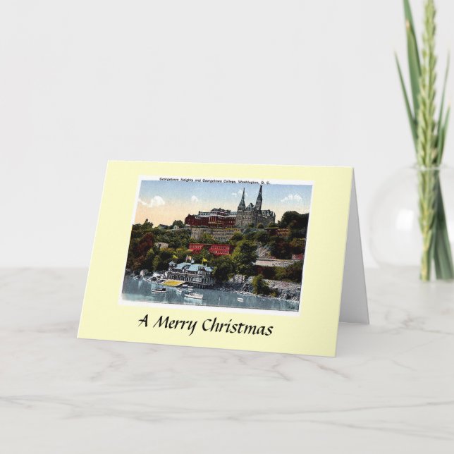 Tarjeta de navidades - Georgetown Heights, DC (Anverso)