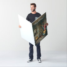 Tarjeta de Navidades gigantes