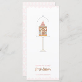 Tarjeta de Navidades Gingerbread