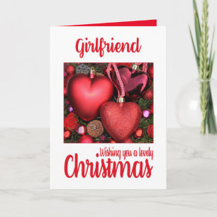 Tarjeta de Navidades Girlfriend Lovely
