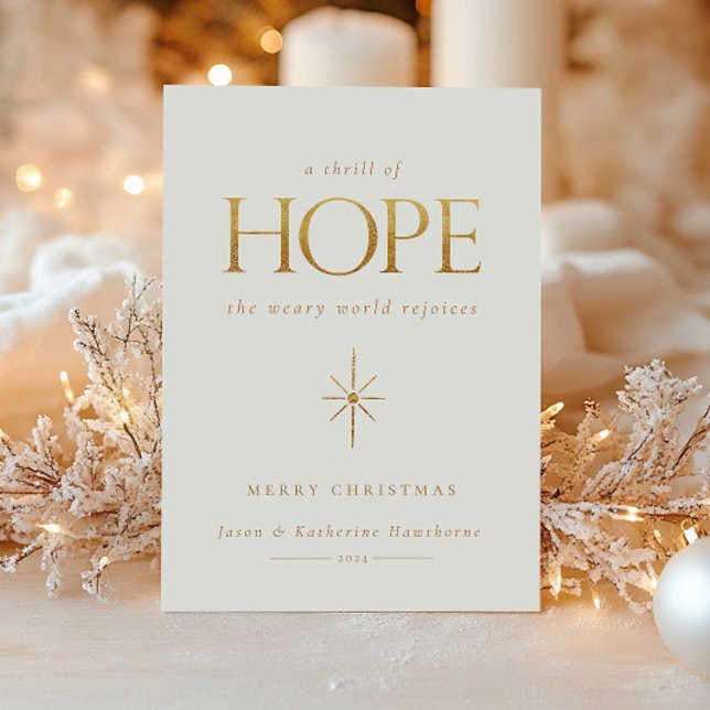 Tarjeta de Navidades Golden Hope (Subido por el creador)