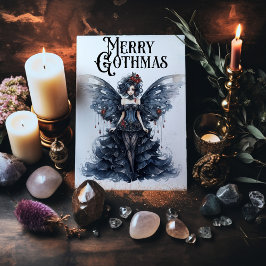 Tarjeta de Navidades góticos