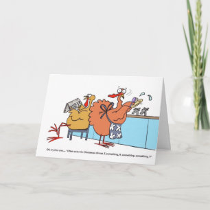 Tarjeta de Navidades graciosos
