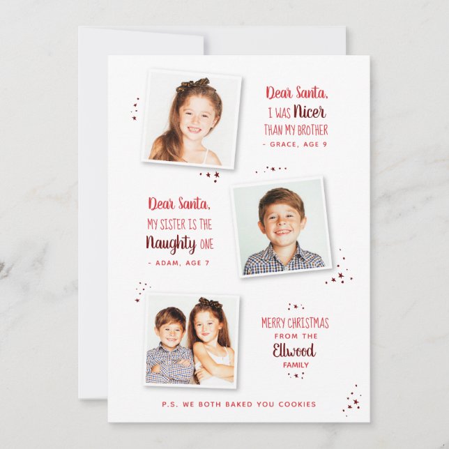 Tarjeta de Navidades graciosos de hermandad travie (Anverso)