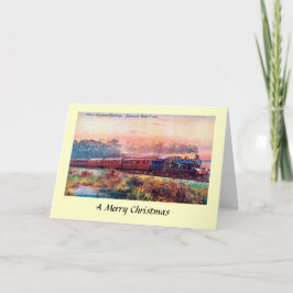 Tarjeta de navidades - Gran Ferrocarril Oriental