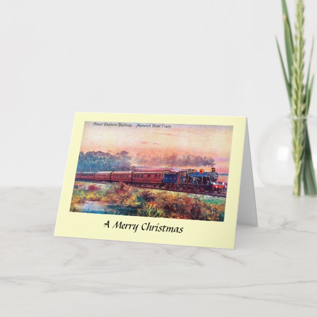 Tarjeta de navidades - Gran Ferrocarril Oriental (Anverso)