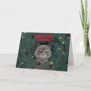 TARJETA DE NAVIDADES GRUMPY CAT PARA CUALQUIERA