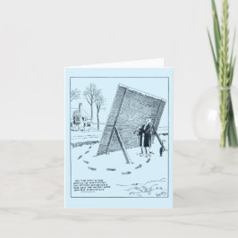 Tarjeta de Navidades H.T. Webster/Timid Soul