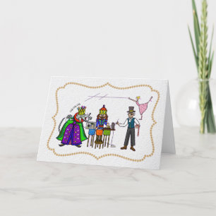 Tarjeta de Navidades Ham Radio Nutcracker