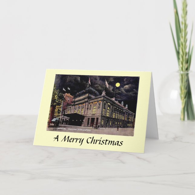 Tarjeta de navidades - Hamburgo, Alemania (Anverso)
