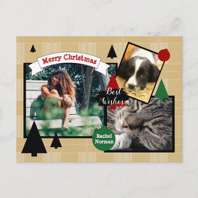 Tarjeta de Navidades HAMbyWG Candy Cane (Anverso)