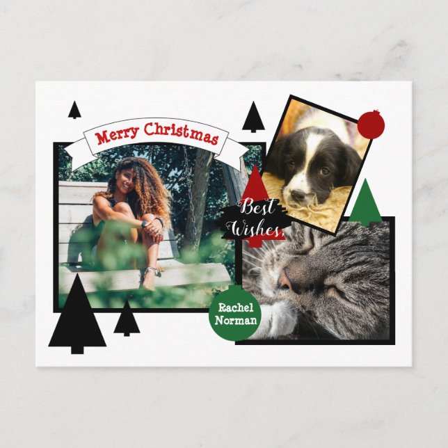 Tarjeta de Navidades HAMbyWG Candy Cane (Anverso)