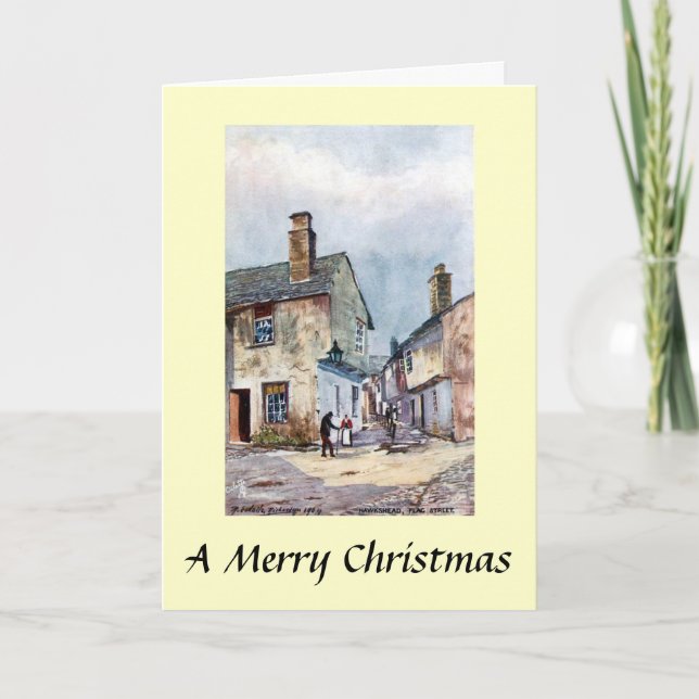 Tarjeta de navidades - Hawkshead, Cumbria (Anverso)