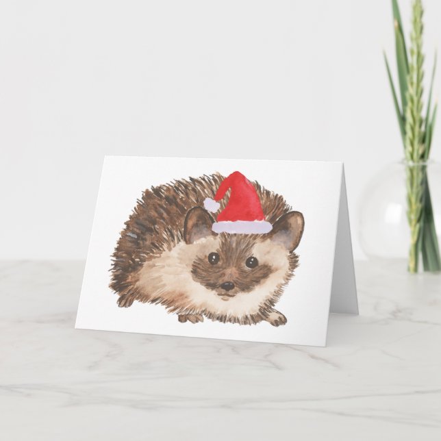 Tarjeta de navidades Hedgehog Navidades (Anverso)