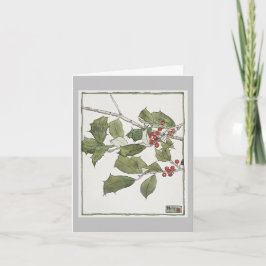 Tarjeta de Navidades Holly e Ivy