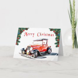Tarjeta de Navidades Hot Rod