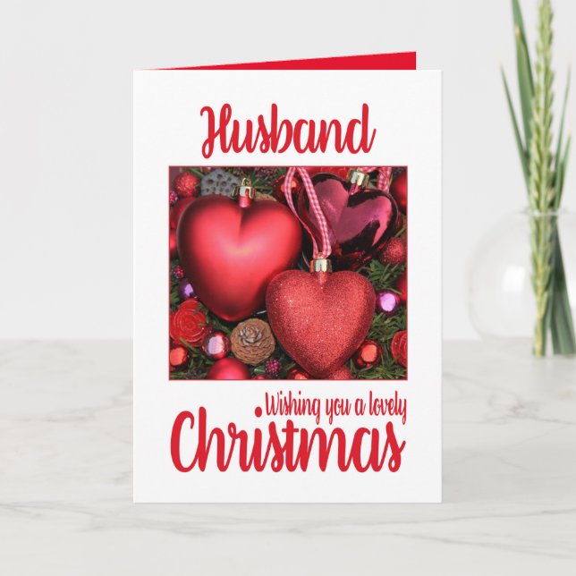 Tarjeta de Navidades Husband Lovely (Anverso)