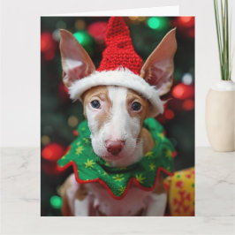 Tarjeta de Navidades ibicencos Hound Elf