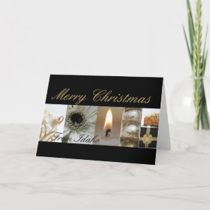 Tarjeta de Navidades Idaho, específica del estado