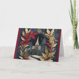 Tarjeta de navidades - Iglesia elegante