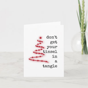 Tarjeta de navidades, insel en ángulo