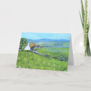 Tarjeta de Navidades irlandeses, saludo, Irlanda, 