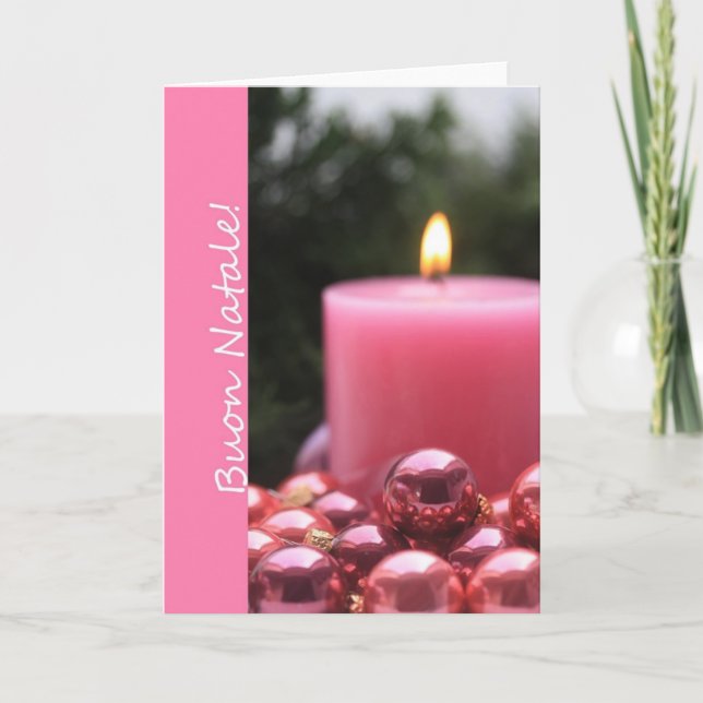 Tarjeta de Navidades italiana Buon Natale (Anverso)