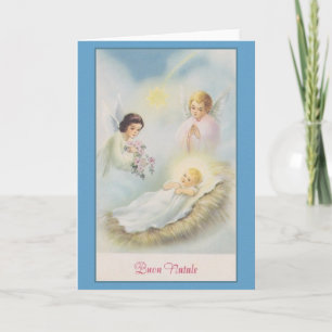 Tarjeta de Navidades italianos Buon Natale