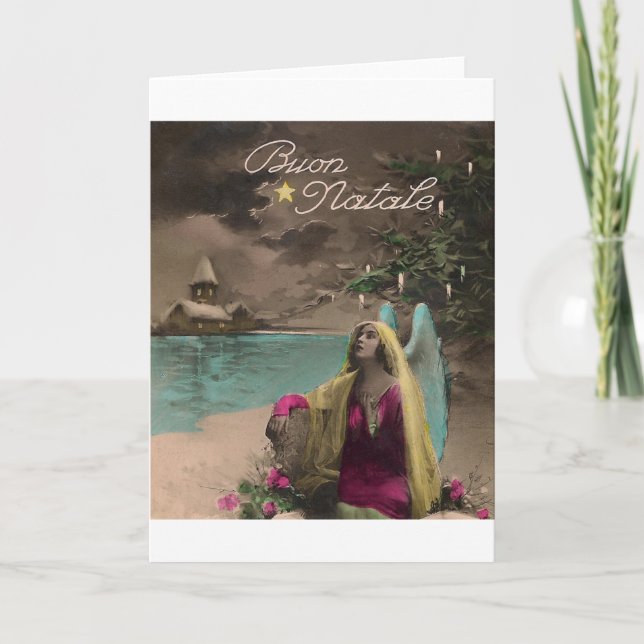 Tarjeta de Navidades italianos de Victoria Boun Na (Anverso)