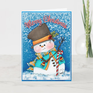 Tarjeta de Navidades Joe Frost Snowman