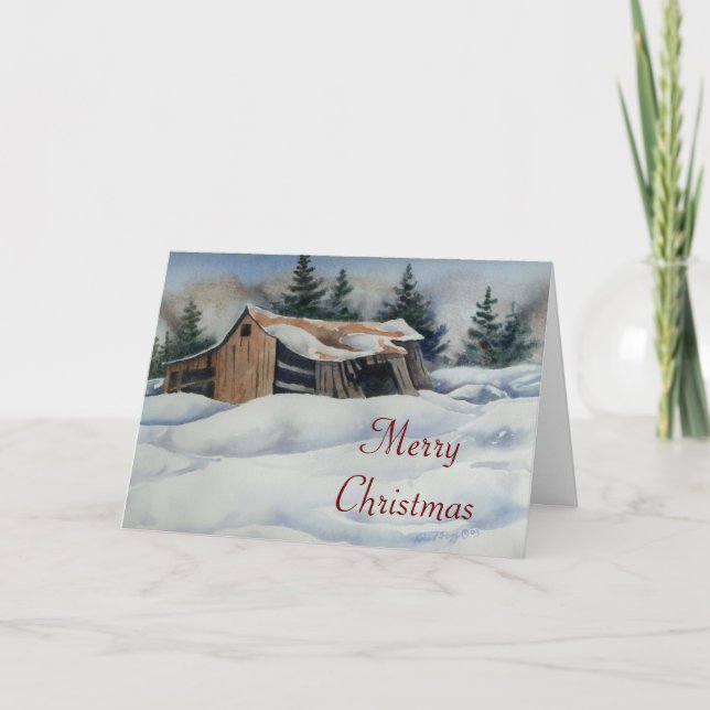 Tarjeta de Navidades John 3:16 KJV (Anverso)