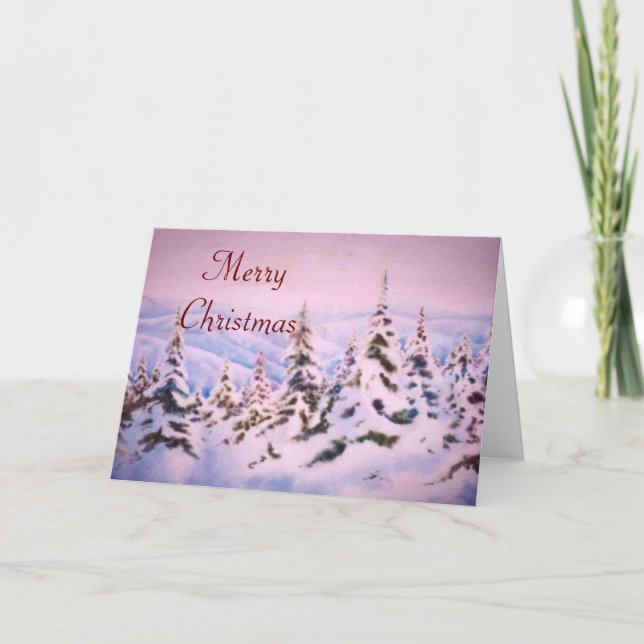 Tarjeta de Navidades John 3:16 KJV (Anverso)