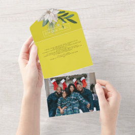 Tarjeta de Navidades Joyeux Noël Elegant