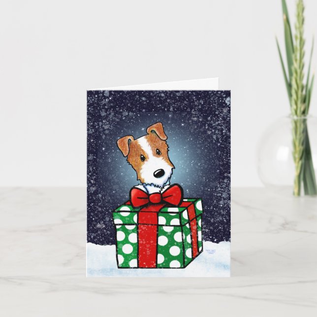 Tarjeta de Navidades JRT de KiniArt (Anverso)