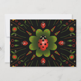 Tarjeta de Navidades Ladybug