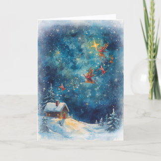 Tarjeta de navidades: los deseos se hacen realidad