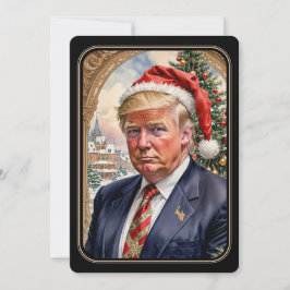 Tarjeta de Navidades Maganificantes de Trump MAGA