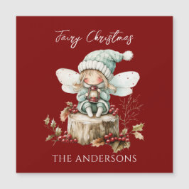 Tarjeta de Navidades Magnéticos Fairy Merry Christ
