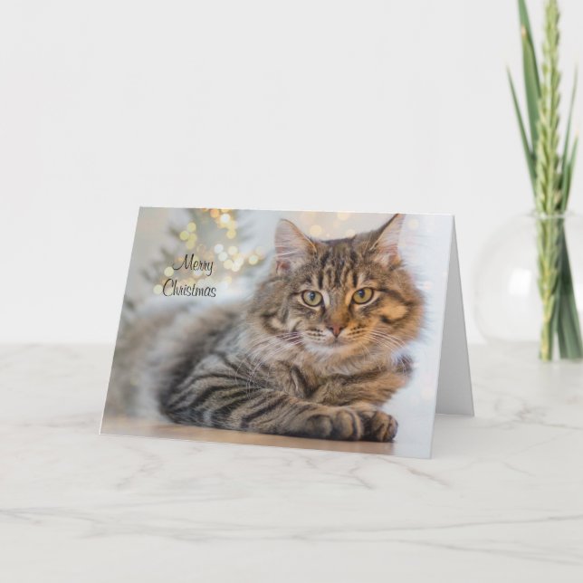 Tarjeta de Navidades Mascotas personalizados de Ca (Anverso)