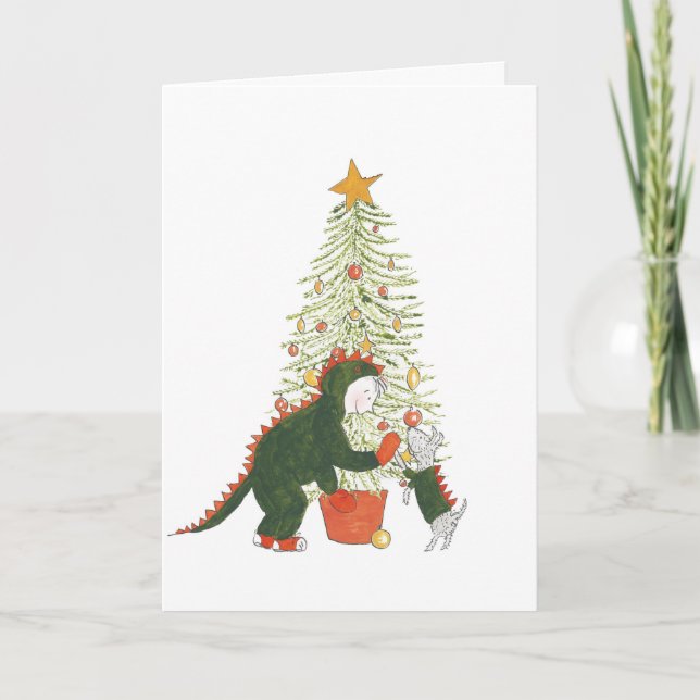 Tarjeta de Navidades Matty y Ty (Anverso)