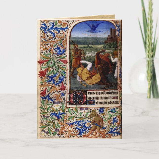 Tarjeta de Navidades medievales 3 (Anverso)