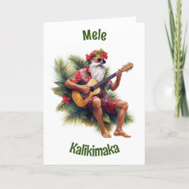 Tarjeta de Navidades Mele Kalikimaka