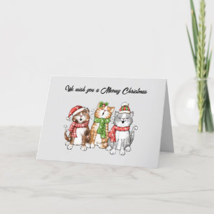 Tarjeta de Navidades Meowy