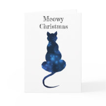 Tarjeta de Navidades Meowy Blank dentro