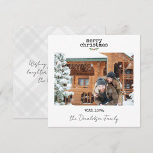 Tarjeta de Navidades minimalistas