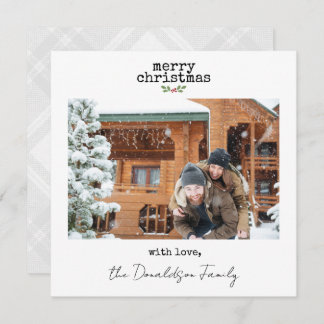 Tarjeta de Navidades minimalistas