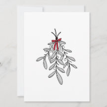 Tarjeta de Navidades Mistletoe