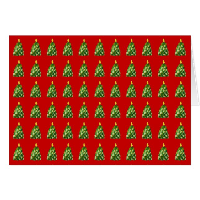 Tarjeta de navidades Mittens (Anverso (Horizontal))