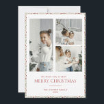 Tarjeta de Navidades modernos<br><div class="desc">Crea una impresión duradera esta temporada con una tarjeta de vacaciones única. Esta sencilla plantilla de tarjeta de árbol de Navidad presenta un diseño limpio y moderno. ¡personalizar con tu información y hazla única suya!</div>