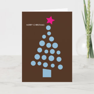 Tarjeta de Navidades modernos - Árbol de Navidad